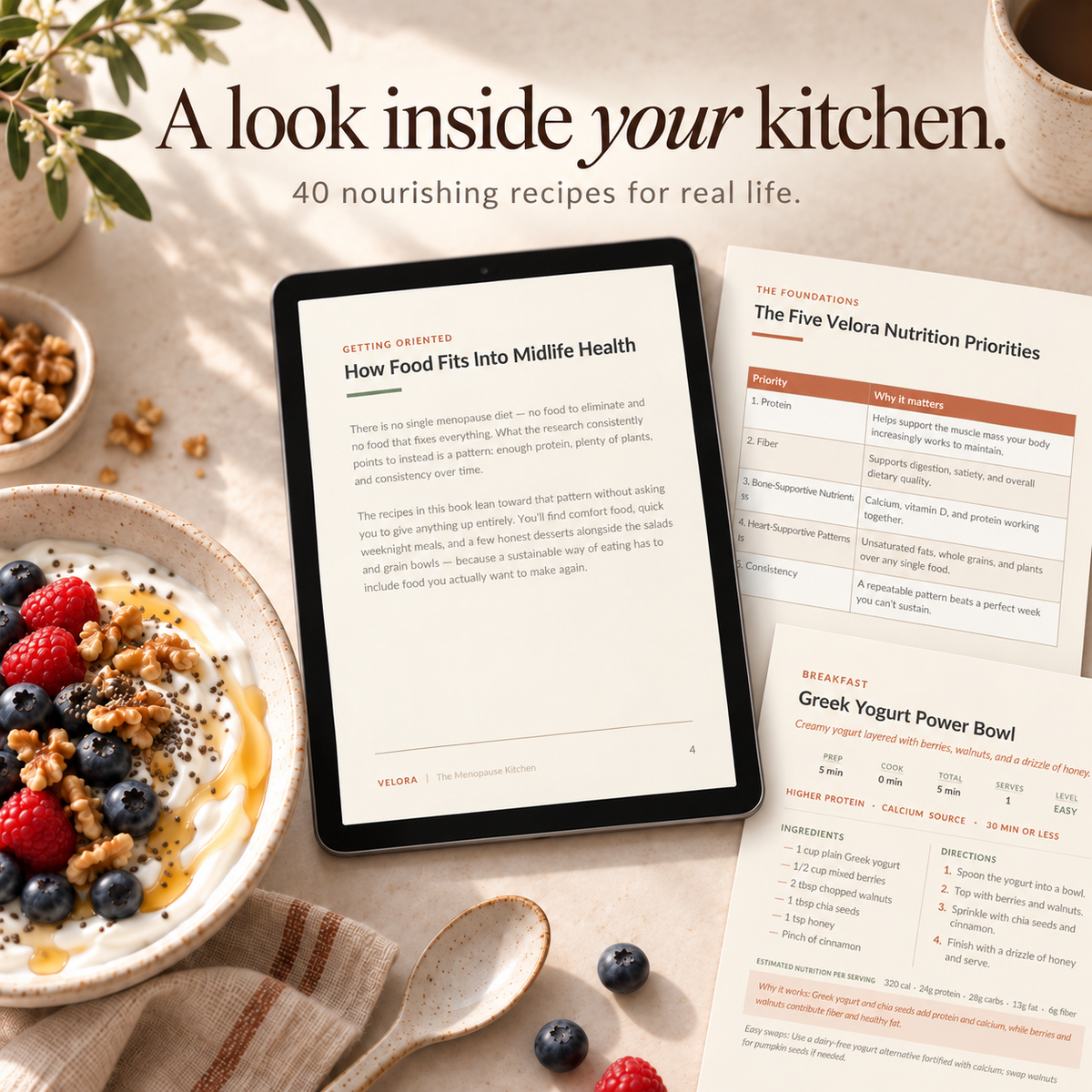 Velora Nourish™ — The Menopause Kitchen