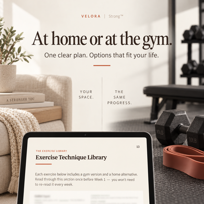 Velora Strong™ — The 8-Week Strength & Movement Program